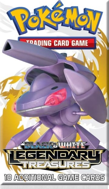 Boosterpack van de Pokémon-set Legendary Treasures