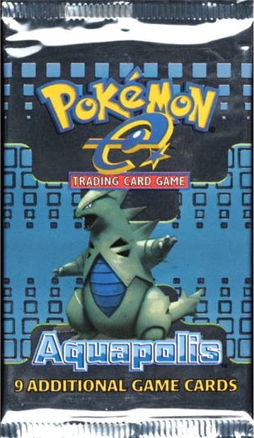 Boosterpack van de Pokémon-set Aquapolis