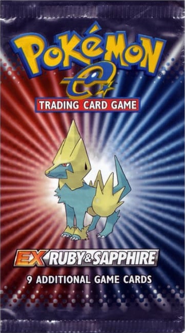 Boosterpack van de Pokémon-set Ruby & Sapphire