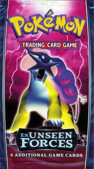 Boosterpack van de Pokémon-set Unseen Forces