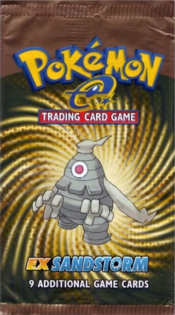 Boosterpack van de Pokémon-set Sandstorm