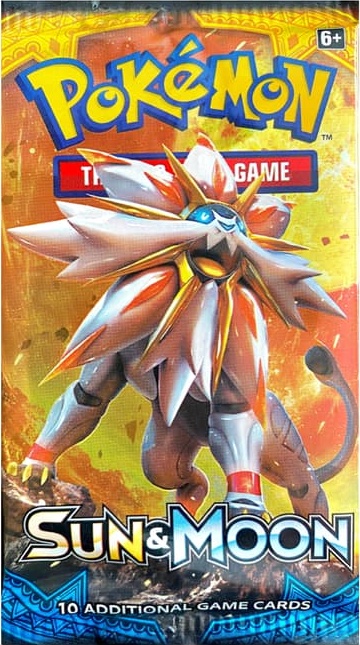 Boosterpack van de Pokémon-set Sun & Moon