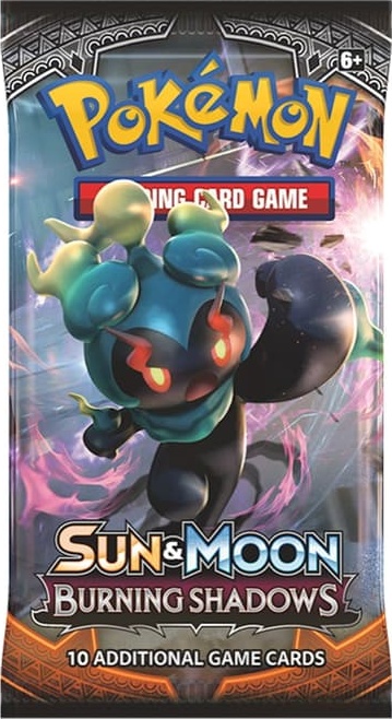 Boosterpack van de Pokémon-set Burning Shadows