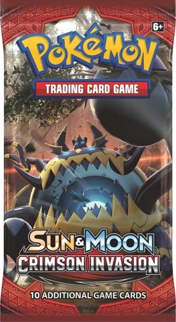 Boosterpack van de Pokémon-set Crimson Invasion