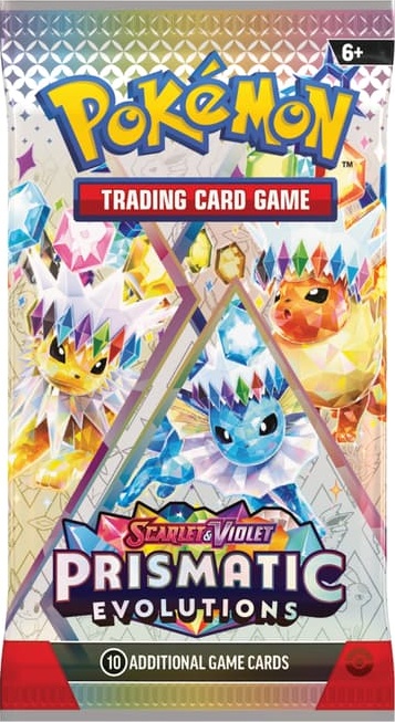 Boosterpack van de Pokémon-set Prismatic Evolutions