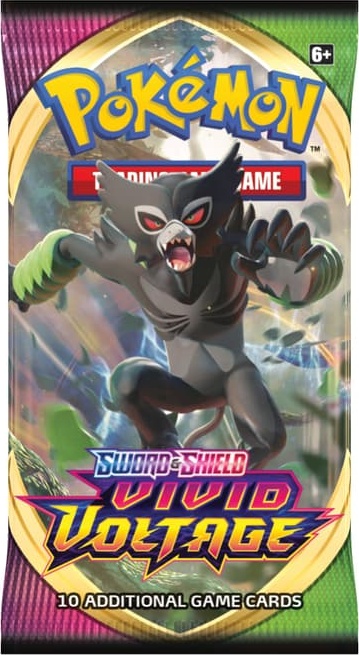 Boosterpack van de Pokémon-set Vivid Voltage