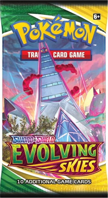 Boosterpack van de Pokémon-set Evolving Skies