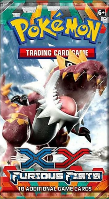 Boosterpack van de Pokémon-set Furious Fists