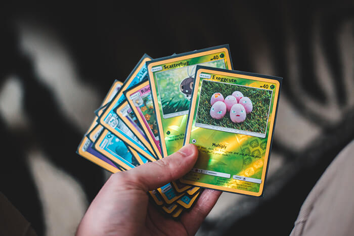 Glimmende pokemon kaarten